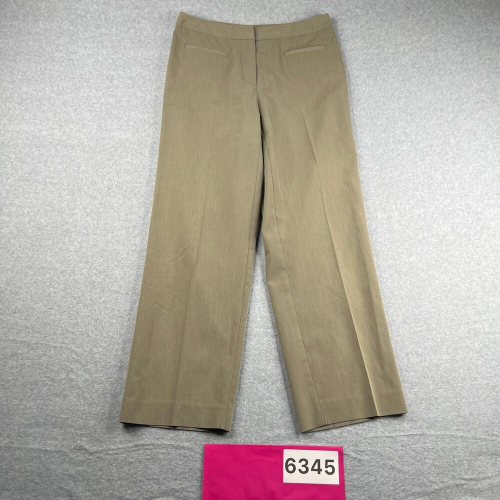 Liz Claiborne Dress Pants Womens Size 4 Audra Green Casual